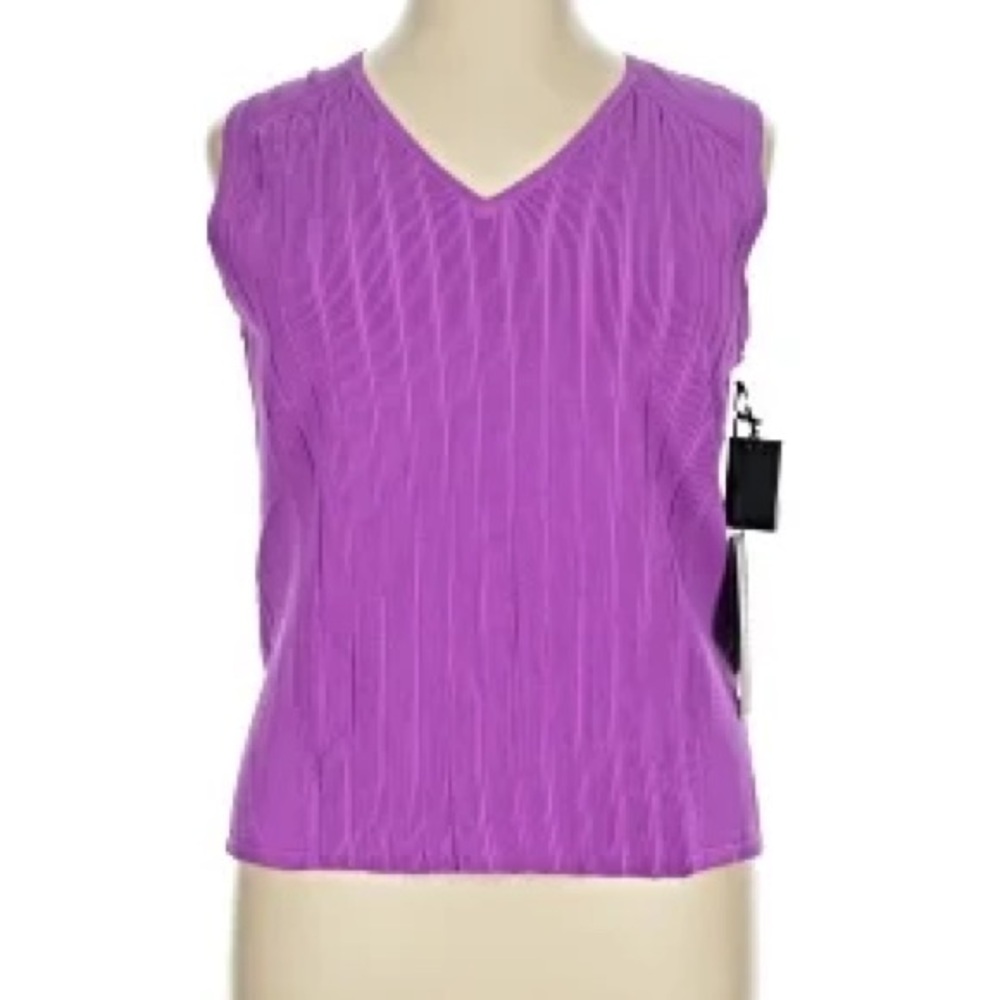 NEW - Bright Purple Sweater Top by Carlisle